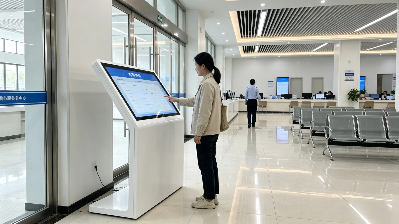 政务办事大厅事项查询与取号辅助场景