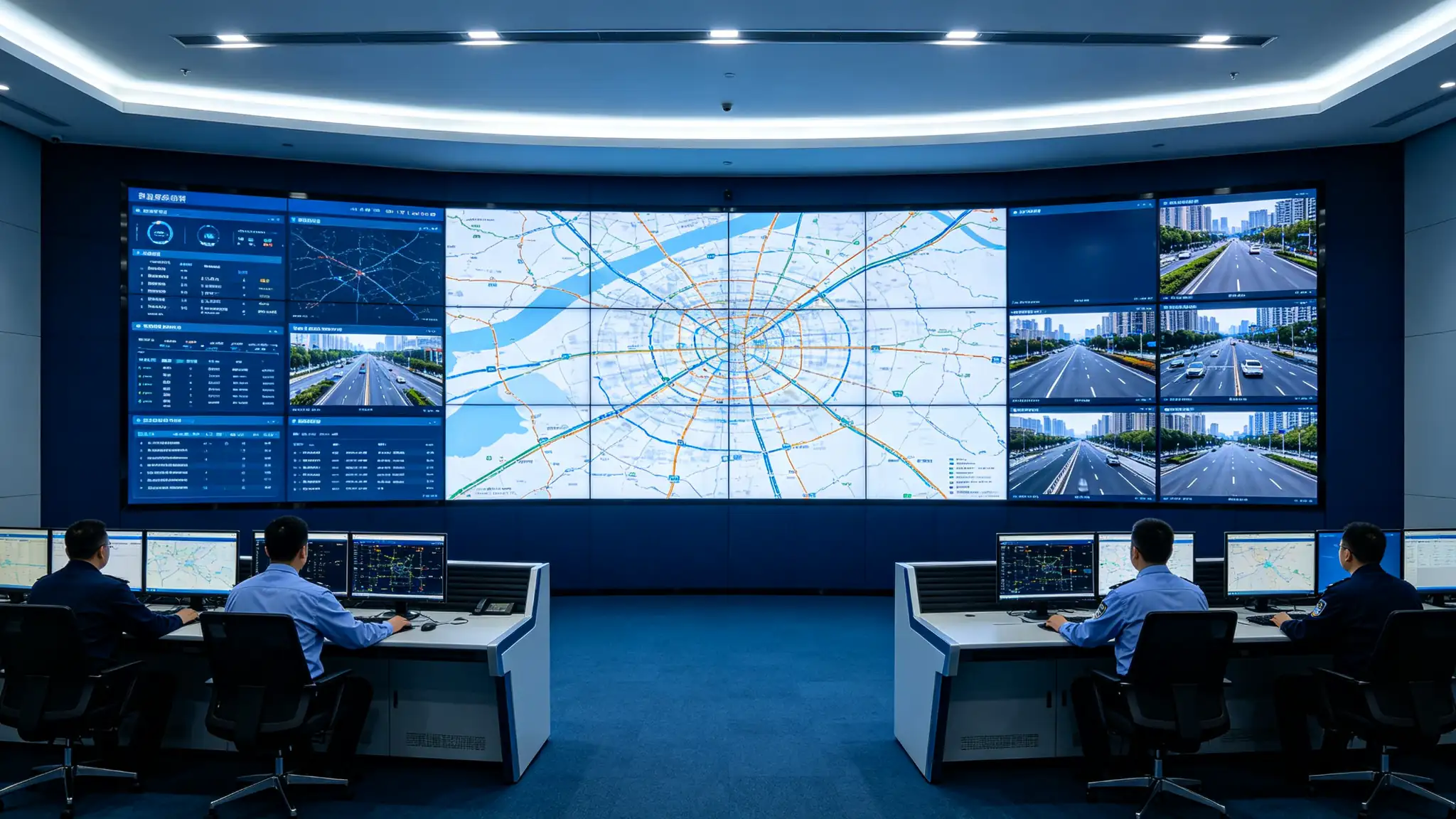 Qtenboard 交通指挥中心拼接屏案例实拍