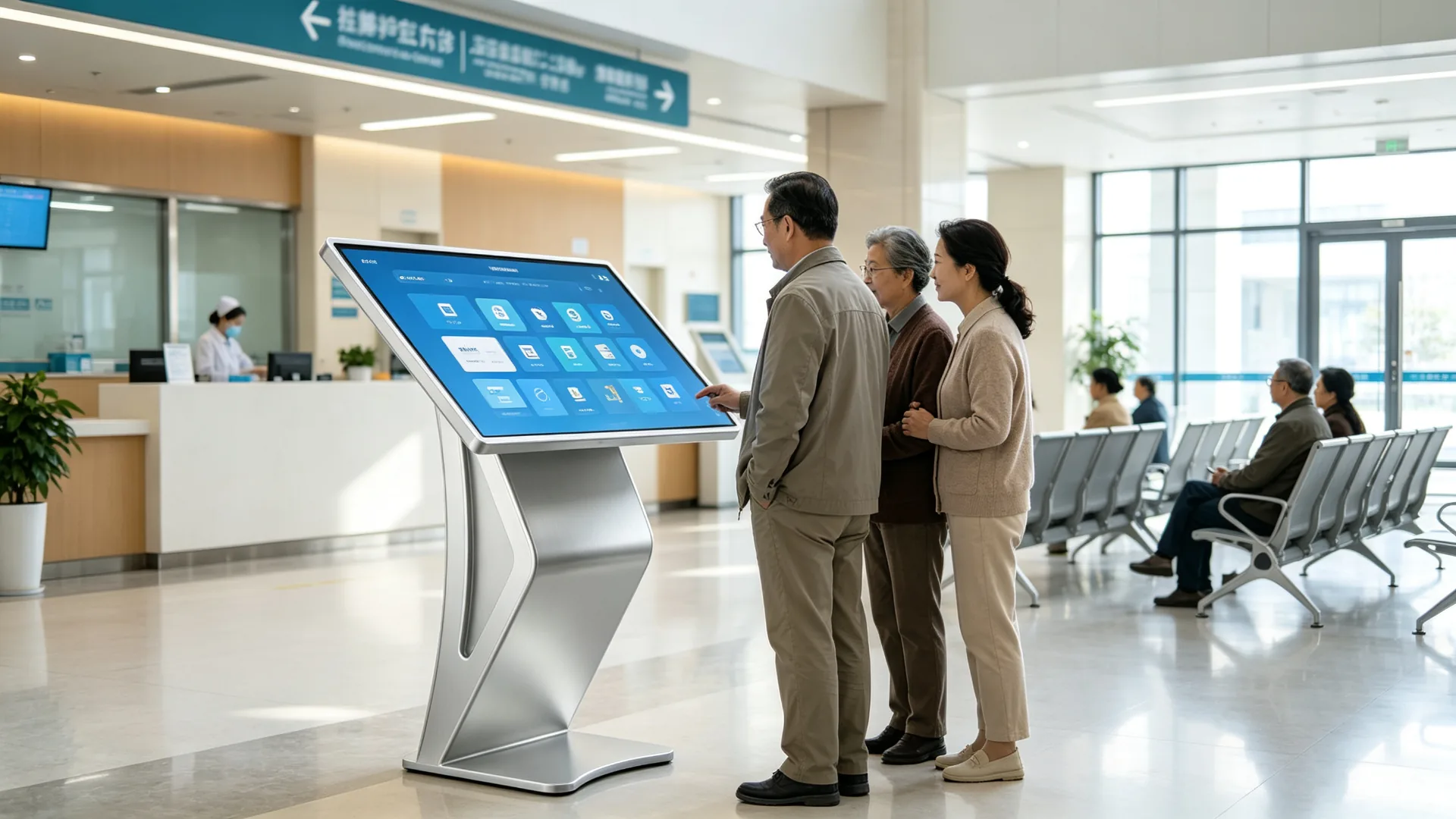 K型查询机定制-医院导诊查询部署场景